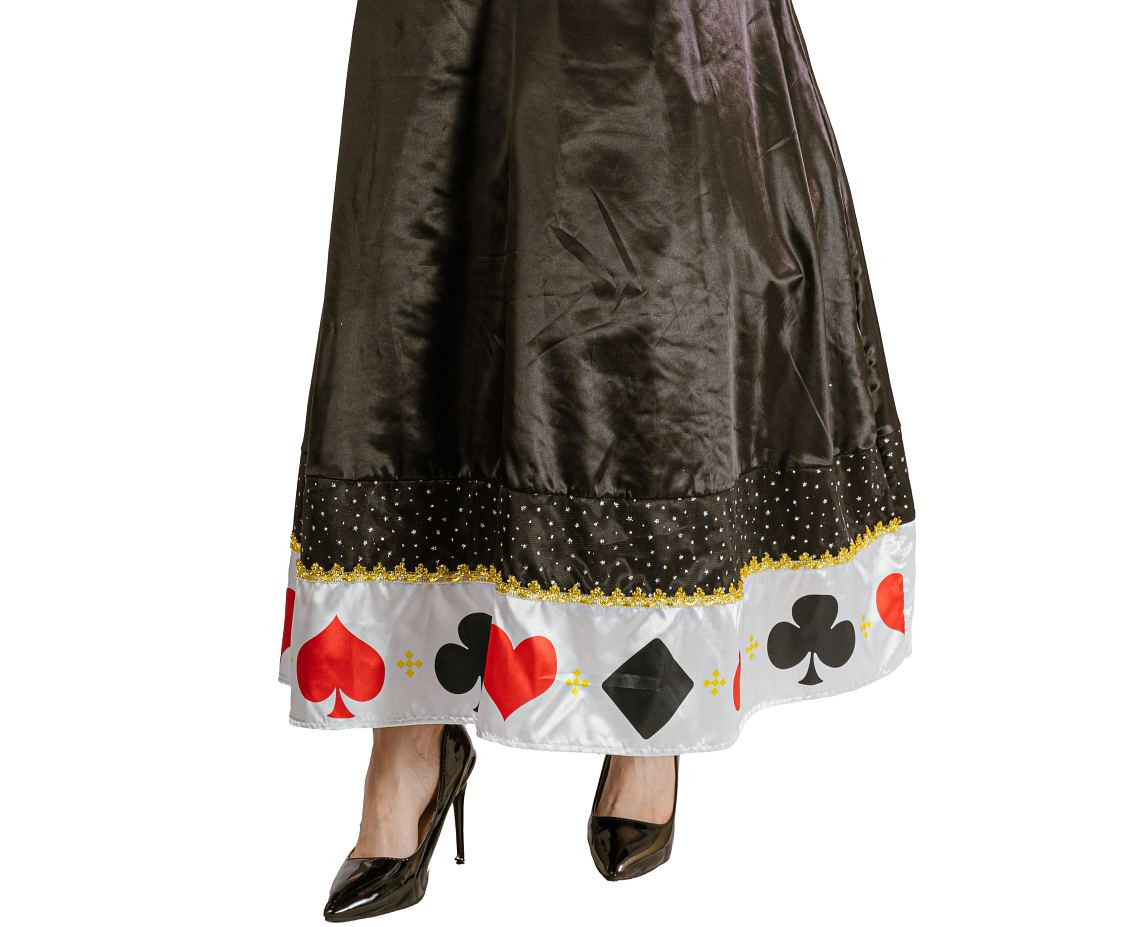 Role play-set for adult Heart Queen (dress, collar ), size S EOL